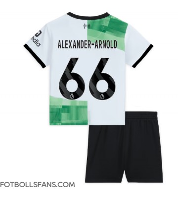 Liverpool Alexander-Arnold #66 Replika Bortatröja Barn 2023-24 Kortärmad (+ Korta byxor)